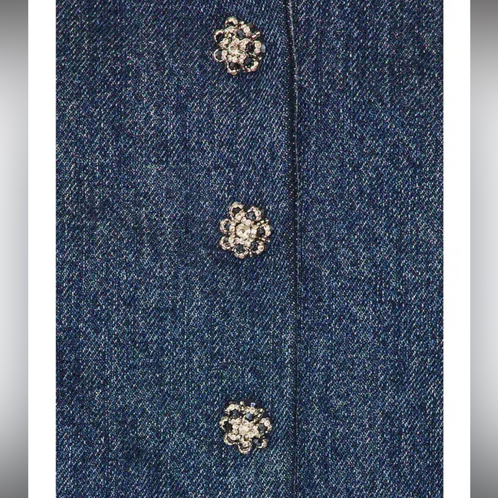 Self-Portrait Blue Denim Jumpsuit - Picture 4 of 4